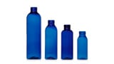 Cobalt Blue PET Round Bottles (410 neck)
