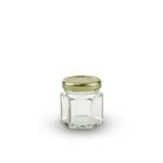 Clear 50ml - Hexagonal Glass Jars