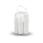 1401B - White: Cosmetic Bag - Carton of 30