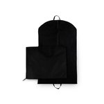 Black Small Zip Cover - Non-Woven Garment Bag + Side Zip and Handles: 63cm x 116cm - Carton of 50
