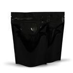250g Gloss Black Stand Up Pouch