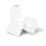 Madison Ice Ring Box + White Insert: 50mm (W) x 50mm (L) x 30mm (D) - Carton of 50