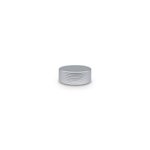 31mm Metal Ring Grooved Matte Silver Cap