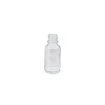 Clear 15ml T/E Boston Round Glass Bottle (18mm neck)
