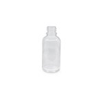 Clear 30ml T/E Boston Round Glass Bottle (18mm neck)