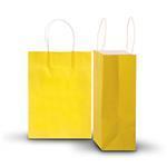 Yellow Kraft Recyclable Paper Bags
