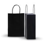 Black Kraft Recyclable Paper Bags