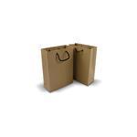 Moscow Deluxe Brown Kraft Paper Bag with Rope Handles