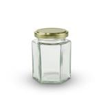Clear 190ml - Hexagonal Glass Jars