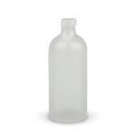 Frosted 100ml Boston Round Glass Bottle (20mm neck)