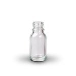 Clear 10ml T/E Boston Round Glass Bottle (18mm neck)