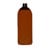 Amber 1L PET Boston Round Bottle