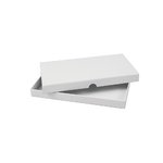 Ice MATTE DL Gift Voucher Box: 225mm (W) x 115mm (L) x 20mm (D) + 20mm LID - Carton of 50