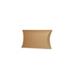 Kraft Petite Pillow Box: 150mm (W) x 110mm (L) x 40mm (H) - Carton of 100