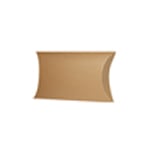 Kraft Small Pillow Box: 210mm (W) x 140mm (L) x 50mm (H) - Carton of 100