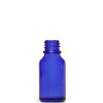 Cobalt Blue 15 ml T/E Boston Round Glass Bottle (18mm neck)