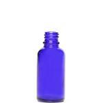 Cobalt Blue 30 ml T/E Boston Round Glass Bottle (18mm neck)