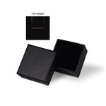 Madison Midnight Ring Box + Black Insert: 50mm (W) x 50mm (L) x 30mm (D) - Carton of 50
