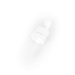 Eye Dropper 18mm (to suit 15ml T/E Bottle) Smooth Shiny White