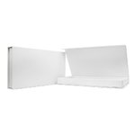 Ice MATTE DL DELUXE Voucher Box: 225mm (W) x 115mm (L) x 20mm (D) + 20mm FLAP - Carton of 50