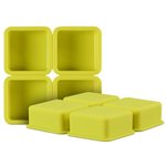 Square Silicone Soap Mould (4 Cavity)