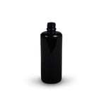 Cancelled - Black (Violet) 100ml T/E Boston Round Glass Bottle (18mm neck)                          