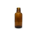 Amber 30ml T/E SHORT Boston Round Glass Bottle (18mm neck)