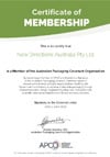 APCO Certificate of Membership and Action Plan